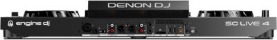 Denon DJ SC LIVE 4 Standalone DJ Controller with Stem Separation on 4-Decks, Wi-Fi Streaming, Build-in Speakers, Serato DJ and Virtual DJ Compatible