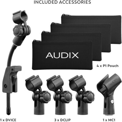 AUDIX KSOHCOMX Kick, Snare, Overhead Microphone Combo