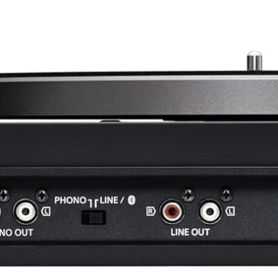 Technics Turntable, Premium Class HiFi Record Player with Coreless Direct Drive Motor and Bluetooth, Stable Playback, Audiophile-Grade Cartridge and Precision Tonearm, SL-40CBT-K, Aluminum