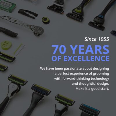 Dorco Pace 7 – Shaving Razor System for Men with Seven Curved Blades – Value Pack (10 Cartridges + 1 Handle)