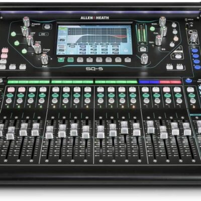 61ZkVPYeu7L. AC SL1000 Allen & Heath SQ-5 Digital Mixer, 48 Input Channels, 7 Capacitive Touchscreen, Automatic Mic Mixing, 32×32 USB Audio Interface, Black