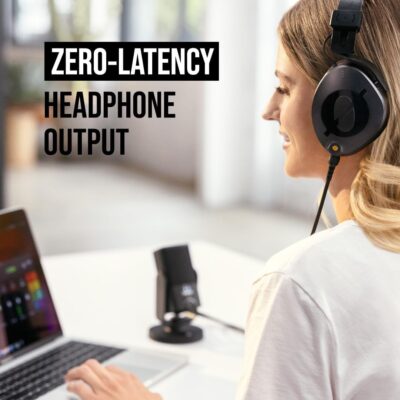 RØDE NT-USB Mini Versatile Studio-quality Condenser USB Microphone with Free Software for Podcasting, Streaming, Gaming, Music Production, Vocal and Instrument Recording,Black