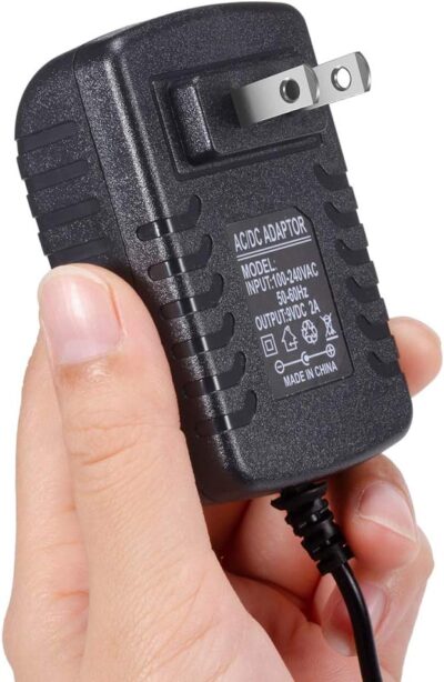 SoulBay 9V Power Supply Charger for Korg KA350 KA-350 Volca Bass FM Monologue Beats Keys Kick Sequencer Analog Rythm Synthesizer Kross 61 88 Keyboard Synth Machine Replacement AC Adapter, 6.56 FT