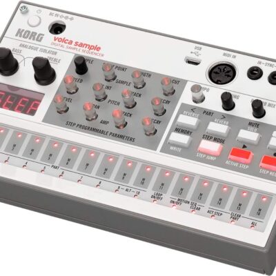 Korg Volca Sample Digital Sample Sequencer Bundle with Power Supply and Austin Bazaar Polishing Cloth