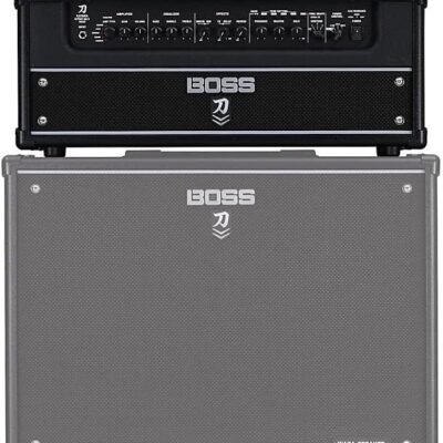 Boss Katana KTN-ART2HD Artist MkII 100-watt Guitar Amplifier Head Bundle with 10ft Instrument Cable and Boss Picks