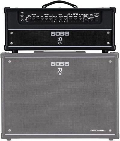 Boss Katana KTN-ART2HD Artist MkII 100-watt Guitar Amplifier Head Bundle with 10ft Instrument Cable and Boss Picks