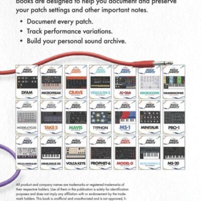 61bD CfM6L Elektron Model:Samples Blank Patch Sheets Notebook: | Become a more organized and prolific songwriter. Save settings, song details, and more.