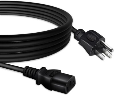 PKPOWER 6ft AC Power Cord for Sequential OB-6 49-Key 6-Voice Polyphonic Synthesizer