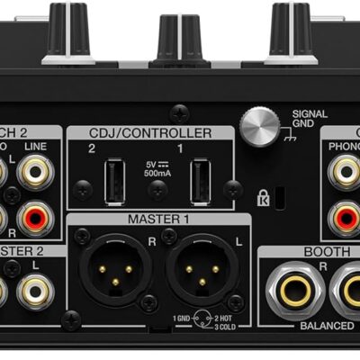 Pioneer DJM-S7 DJ Mixer – Bundle with Stand, Headphones, and Austin Bazaar Polishing Cloth