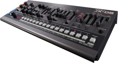 Roland JX-08 Sound Module Bundle with MIDI Cable, Headphones, and Austin Bazaar Polishing Cloth