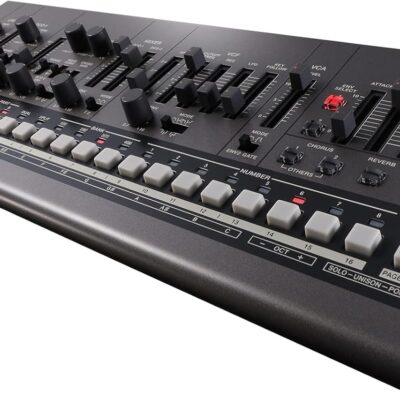 Roland JX-08 Sound Module Bundle with MIDI Cable, Headphones, and Austin Bazaar Polishing Cloth