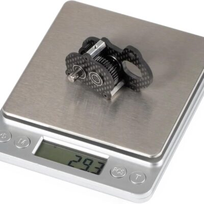 61c65 OIBDL. AC SL1500 Ultra-Light Portal Transmission Carbon Gearbox with Adapter Plate for 1/10 Comp Rigs LCG Chassis