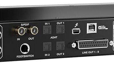 61cJSd17jL. AC SL1500 Antelope Audio Discrete 8 Synergy Core Thunderbolt & USB Audio Interface – Multichannel Rackmount Microphone Preamp Recording for Vocals, Streaming Studio Audio Interface w/FPGA + DSP FX Processing