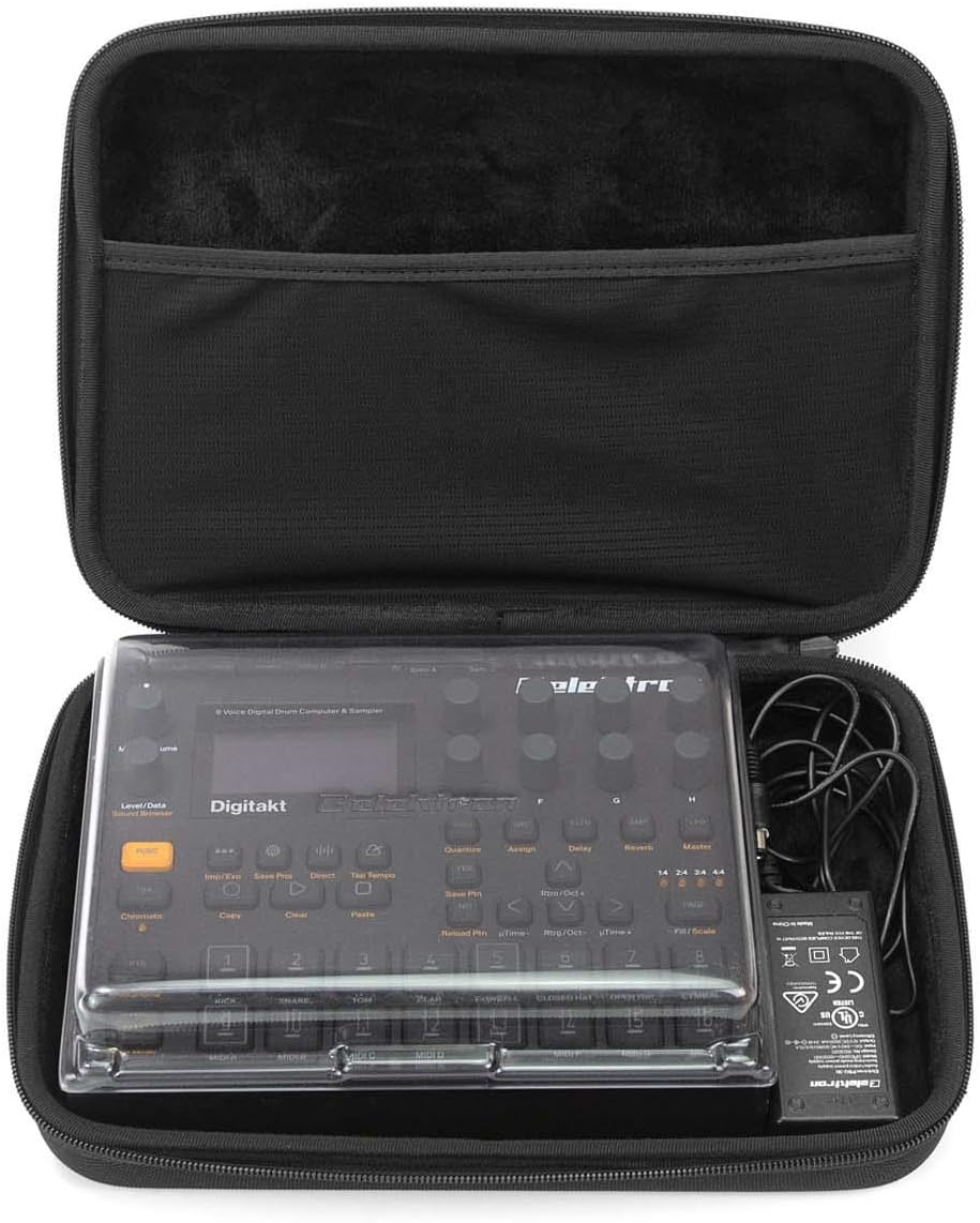 ANALOG CASES Elektron Digitakt/Syntakt/Digitone Case – Custom-Fitted Compact PULSE Hard Case for Travel