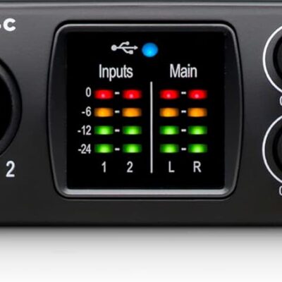 PreSonus Studio 24c 2×2, 192 kHz, USB Audio Interface with Studio One DAW Recording Software
