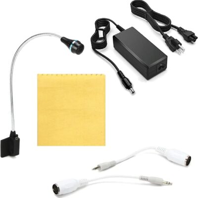 Arturia MICROFREAK Synthesizer Vocoder Keyboard BUNDLE with Arturia Gooseneck Mic, 6ft Pig Hog MIDI Cable, Power Adapter, 2X MIDI Adapters & Polishing Cloth – Vocoder, Analog Synth, & Synthesizer