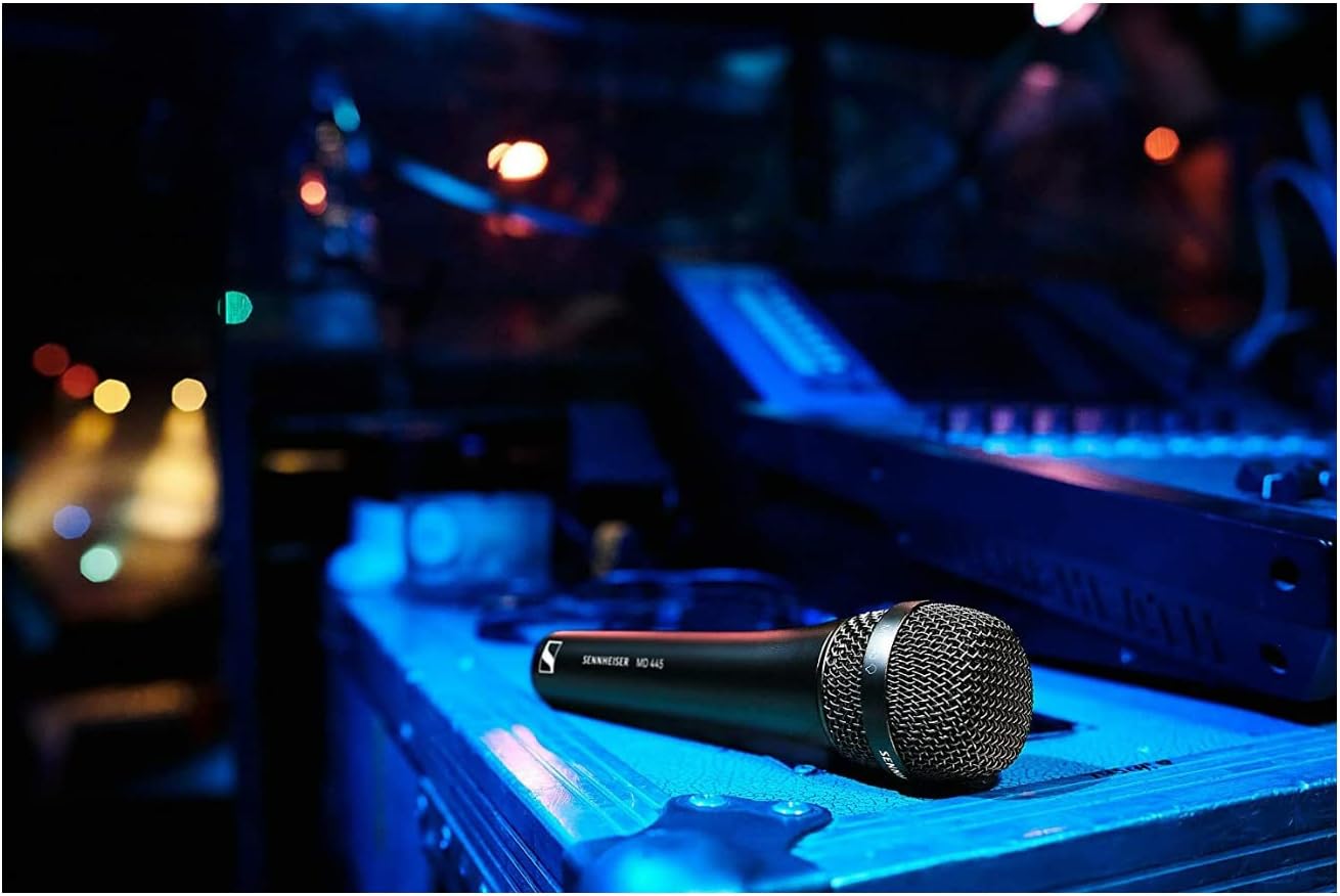 Sennheiser Pro Audio Vocal Dynamic Microphone (MD 445),Black