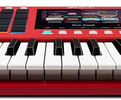 Akai Professional MPC Key 37 Standalone Production Synthesizer, Drum Machine, MIDI Keyboard, with Wi-Fi, Bluetooth, Touchscreen, Plug-ins, and Native Instruments Integration