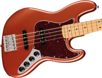 Fender Player Plus Jazz Bass, Aged Candy Apple Red, Maple Fingerboard