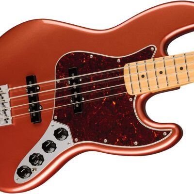 Fender Player Plus Jazz Bass, Aged Candy Apple Red, Maple Fingerboard