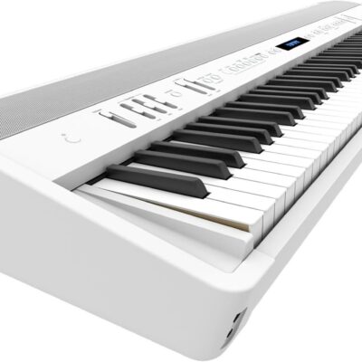 Roland FP-90X | Flagship Portable 88-Note Digital Piano | Immersive & Powerful 4 Speaker System | Distinctive Acoustic Tones & Deep Sound Shaping | Bluetooth & MIDI Connectivity | White