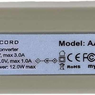myVolts Ripcord USB to 12V DC Power Cable Compatible with Elektron Octatrack MKII Sampler