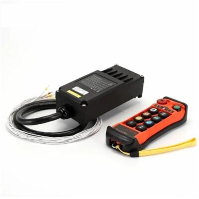 QA800 8 Keys Single Speed Industrial Crane Control switches Hoist Track Crane Lift Controller(2T 1R,AC DC 36-450V)