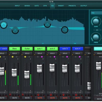 Behringer X AIR XR18 18-Channel, 12-Bus Digital Mixer for iPad/Android Tablets with 16 Programmable Midas Preamps, Integrated Wifi Module and Multi-Channel USB Audio Interface
