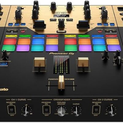 Pioneer DJ DDJ-REV7-N 2-Deck Serato DJ Controller – Limited Edition Gold