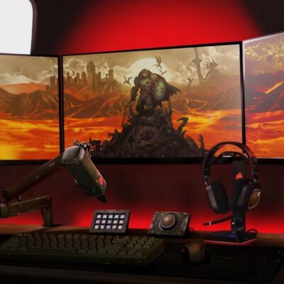 61i4PBPE XL. AC SL1306 Elgato Wave DX – Dynamic XLR Microphone, Works with Any Interface, for Mac, PC – Doom (Renewed)