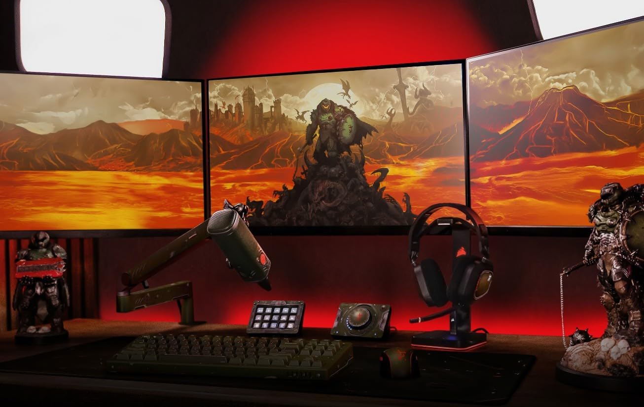 Elgato Wave DX – Dynamic XLR Microphone, Works with Any Interface, for Mac, PC – Doom (Renewed)