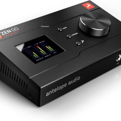 Zen Go Synergy Core, Audio Interface, 4×8 Bus-Powered USB-C Interface For Recording Music, with Onboard Real-Time Audio Recording Effects, USB Connectivity – Antelope Audio