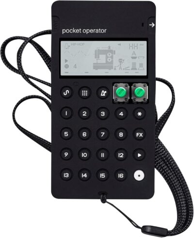 teenage engineering Pocket Operator PO-33 K.O.! and CA-X Silicon Pro-Case Black Bundle