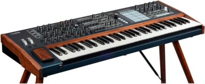 Arturia PolyBrute Analog Morphing Matrix Synthesizer Bundle with Piano Bench (Black, Small)