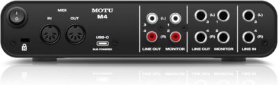 MOTU M4 4×4 USB-C Audio Interface