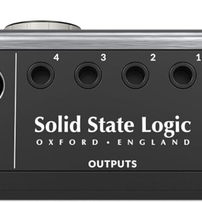 Solid State Logic SSL 2 Plus MKII USB Audio Interface with Dual Headphones, Four Balanced Outputs, and Class-Leading Mic Preamps