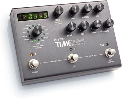 Strymon TimeLine Guitar Delay Pedal with 12 Unique Delay Machines for Electric and Acoustic Guitar, Synths, Vocals and Keyboards​​