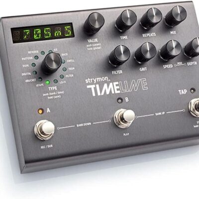 Strymon TimeLine Guitar Delay Pedal with 12 Unique Delay Machines for Electric and Acoustic Guitar, Synths, Vocals and Keyboards​​