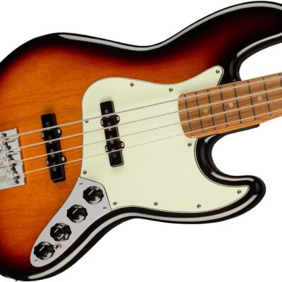 Fender Player Plus Jazz Bass, 3-Color Sunburst, Pau Ferro Fingerboard