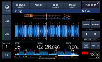 Pioneer DJ XDJ-1000MK2 DJ Deck with Touch Screen