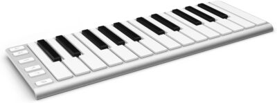 Xkey 25 USB MIDI Keyboard – Apple-Style Ultra-Thin Aluminum Frame, 25 Full-Size Velocity-Sensitive Keys, Polyphonic Aftertouch, Ultra-Low Latency, Simply Plug & Play on iPad, iPhone, Mac, PC