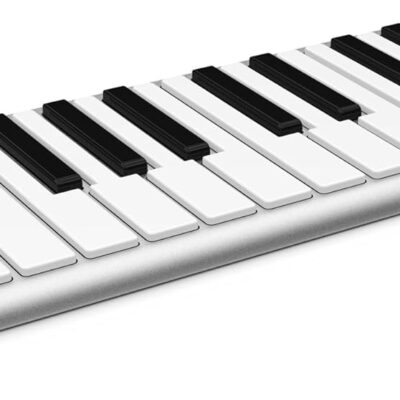 Xkey 25 USB MIDI Keyboard – Apple-Style Ultra-Thin Aluminum Frame, 25 Full-Size Velocity-Sensitive Keys, Polyphonic Aftertouch, Ultra-Low Latency, Simply Plug & Play on iPad, iPhone, Mac, PC