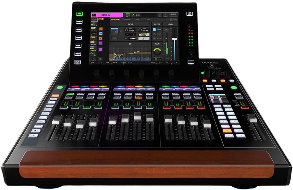 WING Compact 48-Channel 28-Bus Full Stereo Digital Mixing Console, Bundle with SKB iSeries Case