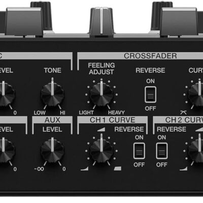 Pioneer DJM-S7 DJ Mixer – Bundle with Stand, Headphones, and Austin Bazaar Polishing Cloth