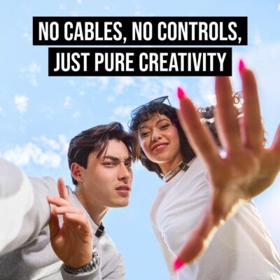 RØDE Wireless Micro – Compact Wireless Microphone, Two Mics with Charge Case for Smartphone Content Creation – USB-C, Black