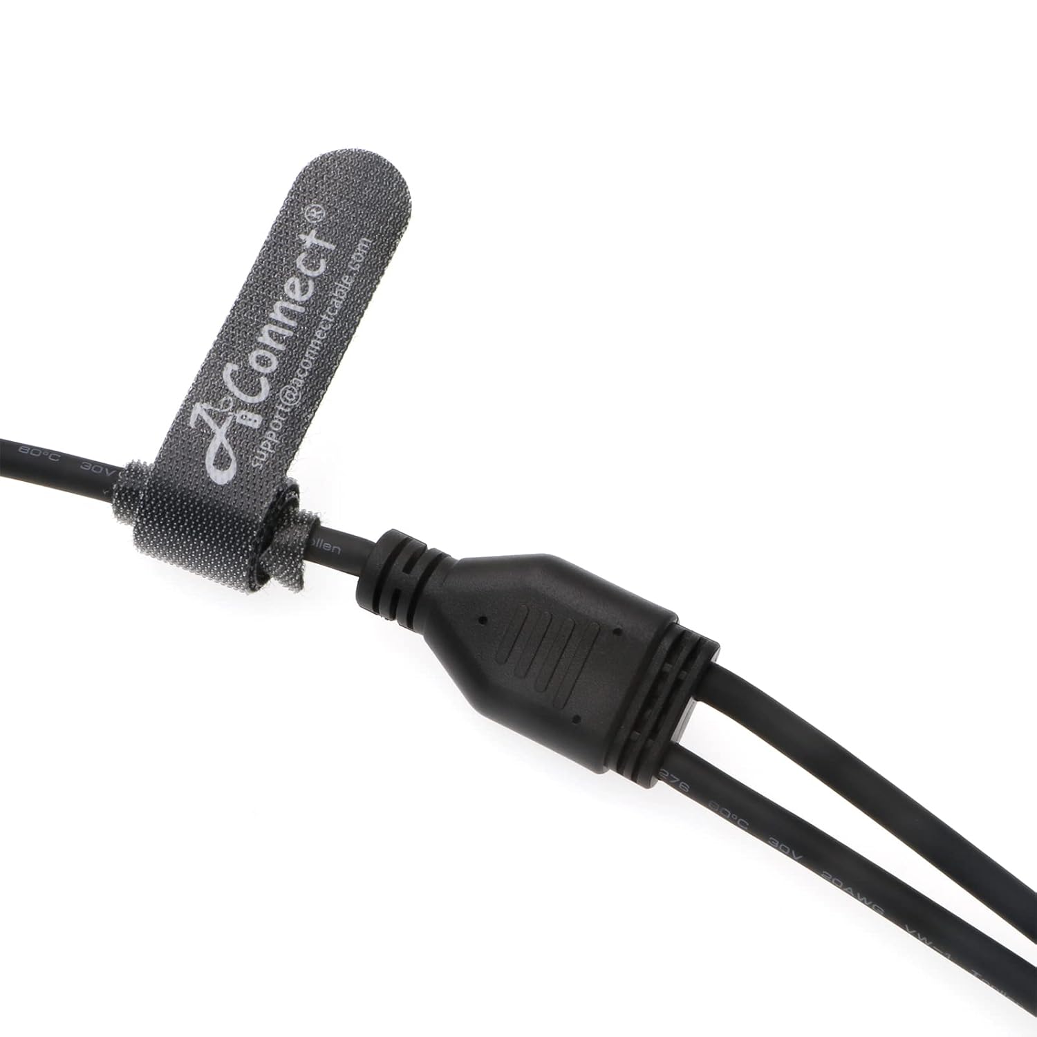 Power-Cable for Aaton-Cantar|Lectrosonics Hirose-4-Pin-Male to Dual Lock DC for Lectrosonics-DSQD|SRC-Receivers 50CM