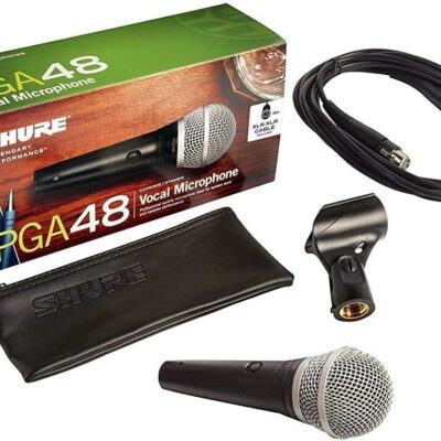 61mkhCoJliL. AC SL1074 Bose S1 Pro Plus Bluetooth Speaker System Bundle with Battery, Shure PGA48 Microphone, 15ft XLR Audio Cable (6 Items)