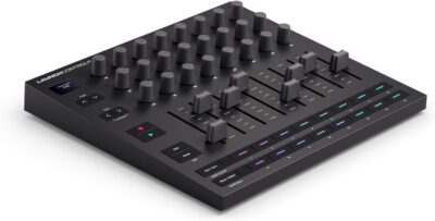 Novation Launch Control XL 3 – USB Powered, MIDI Control Surface and Mixer for DAW and Hardware Integration with 8 Faders, 24 Endless Encoders, 5-Pin MIDI I/O, and Music Software Bundle