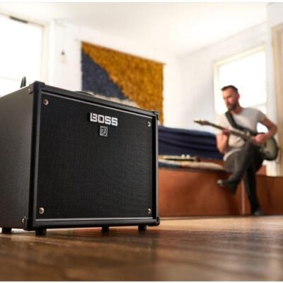 61n19PeWdiL. AC SL1080 BOSS Katana-50 Gen 3 Guitar Amplifier | Compact 50-Watt Combo Amp | Custom 12-Inch Speaker | Evolved Tube Logic Sound | 12 Amp Characters | Onboard BOSS Effects | Advanced Connectivity & More