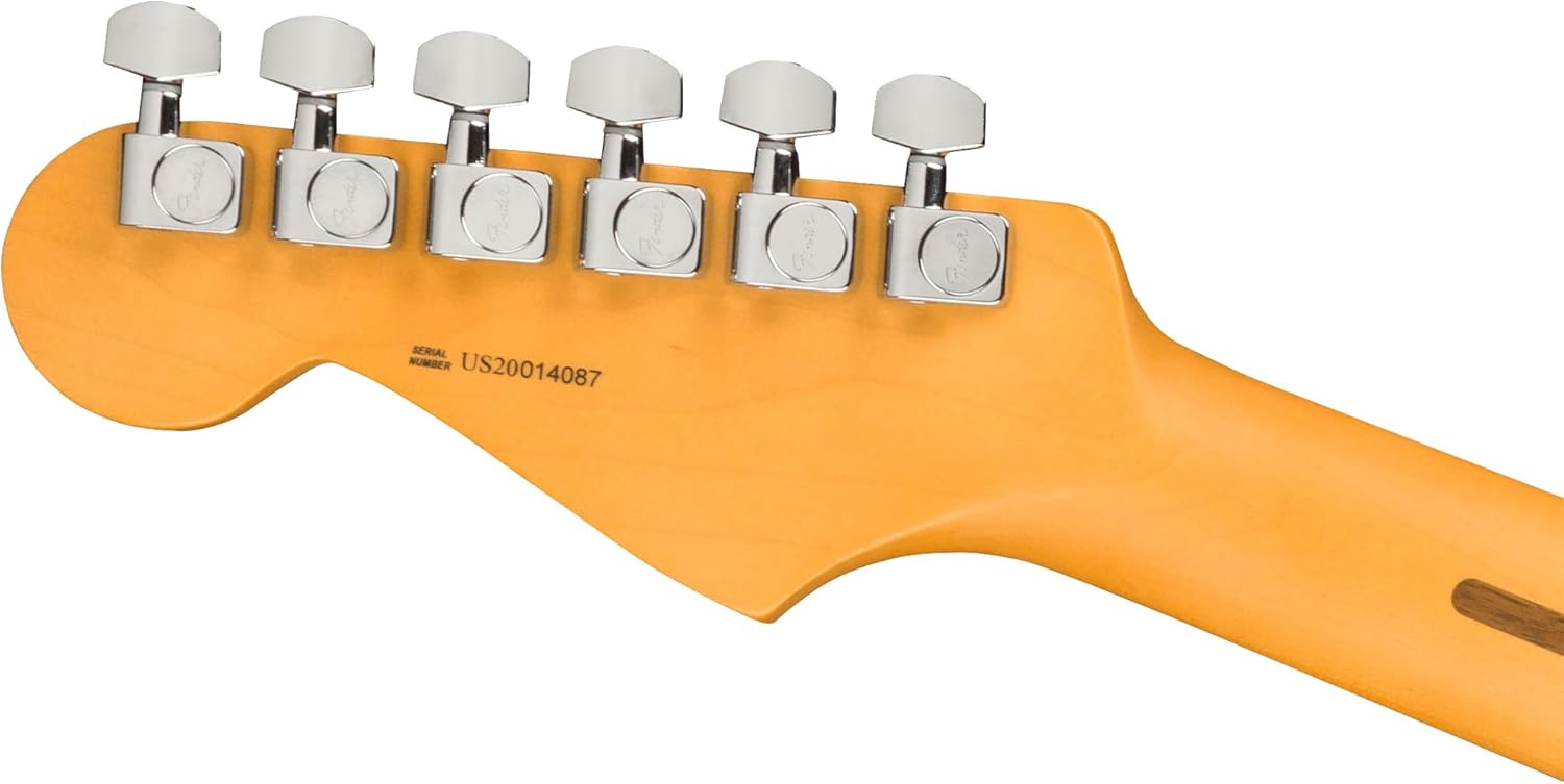 Fender American Professional II Stratocaster – Black Bundle with Case, Strap, Cable, and Guitar Cleaning Kit